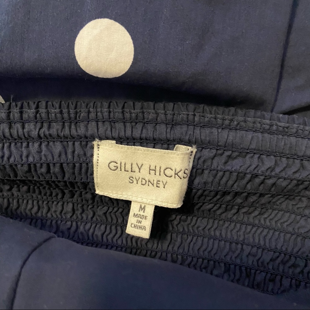 {Gilly Hicks} Navy & White Polka Dot Dress - Medium - Picture 7 of 7